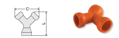 Sistem de tuburi articulate FP30 1/4”: Fiting Y