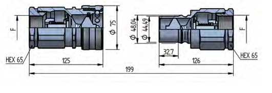 PBV1 DN39 – BG 7 – ISO 40