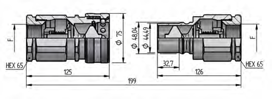 PBVX DN39 – BG 7 – ISO 40