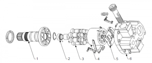 Kit de reparație HITACHI HPV116, HPV145